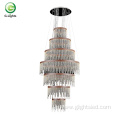 New style white crystal chandelier led pendant light